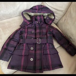 Burberry jacket size 4Y
